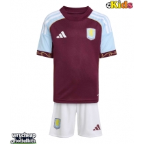 Aston Villa Harvey Elliott #9 Replica Home Minikit 2025-26 Short Sleeve (+ pants)